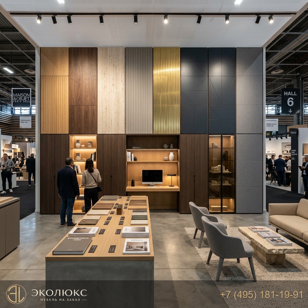 MAISON&OBJET Paris 2026: стиль и отделки для стеновых панелей и встроенной мебели