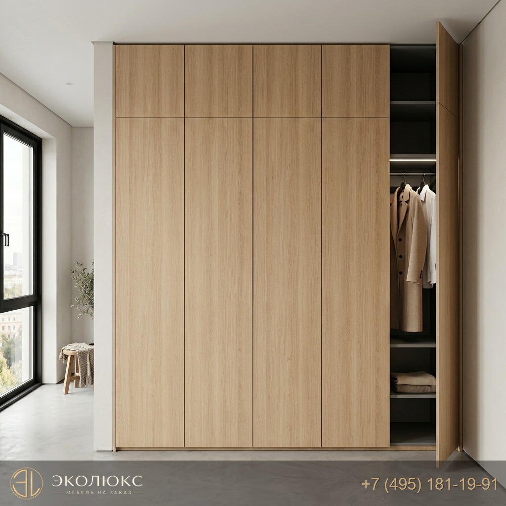 Шкаф до потолка Дуб Бардолино натуральный (арт. H1145 ST10), Egger