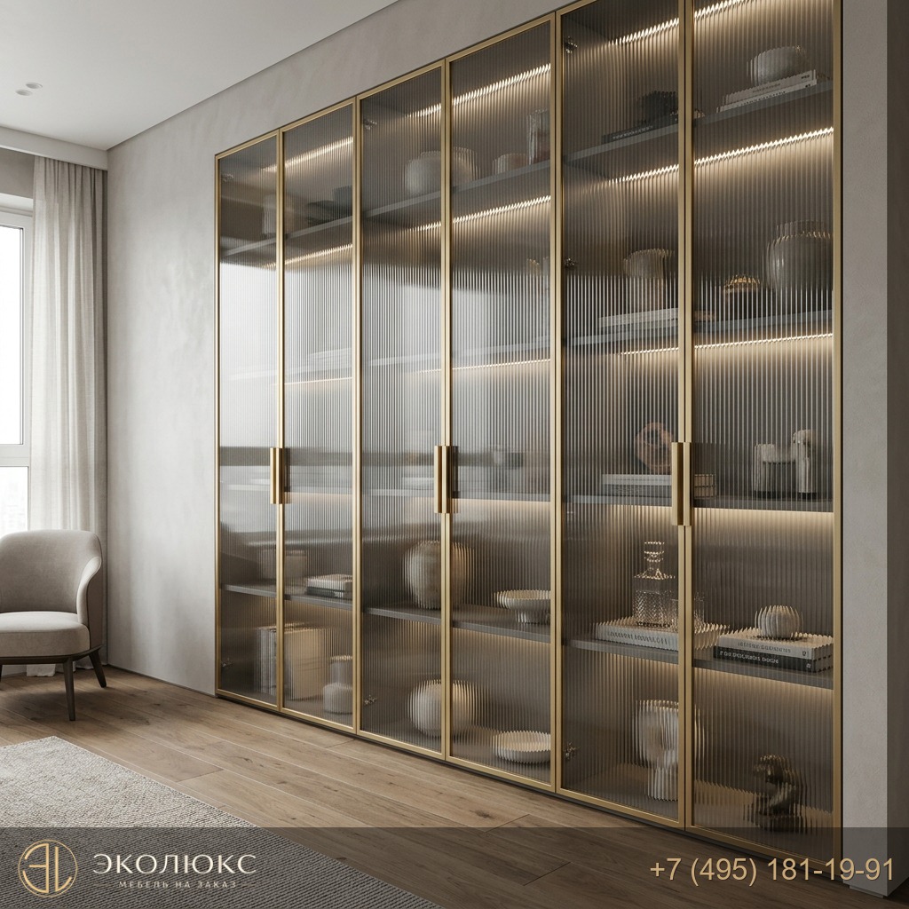 Витрина в гостиную MORU арт. 11058 Adem Glass